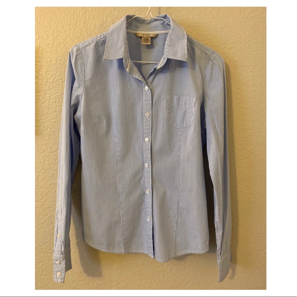 Button down long sleeve blouse